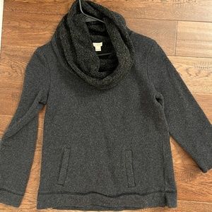 J. Crew Factory cowl neck sweatshirt